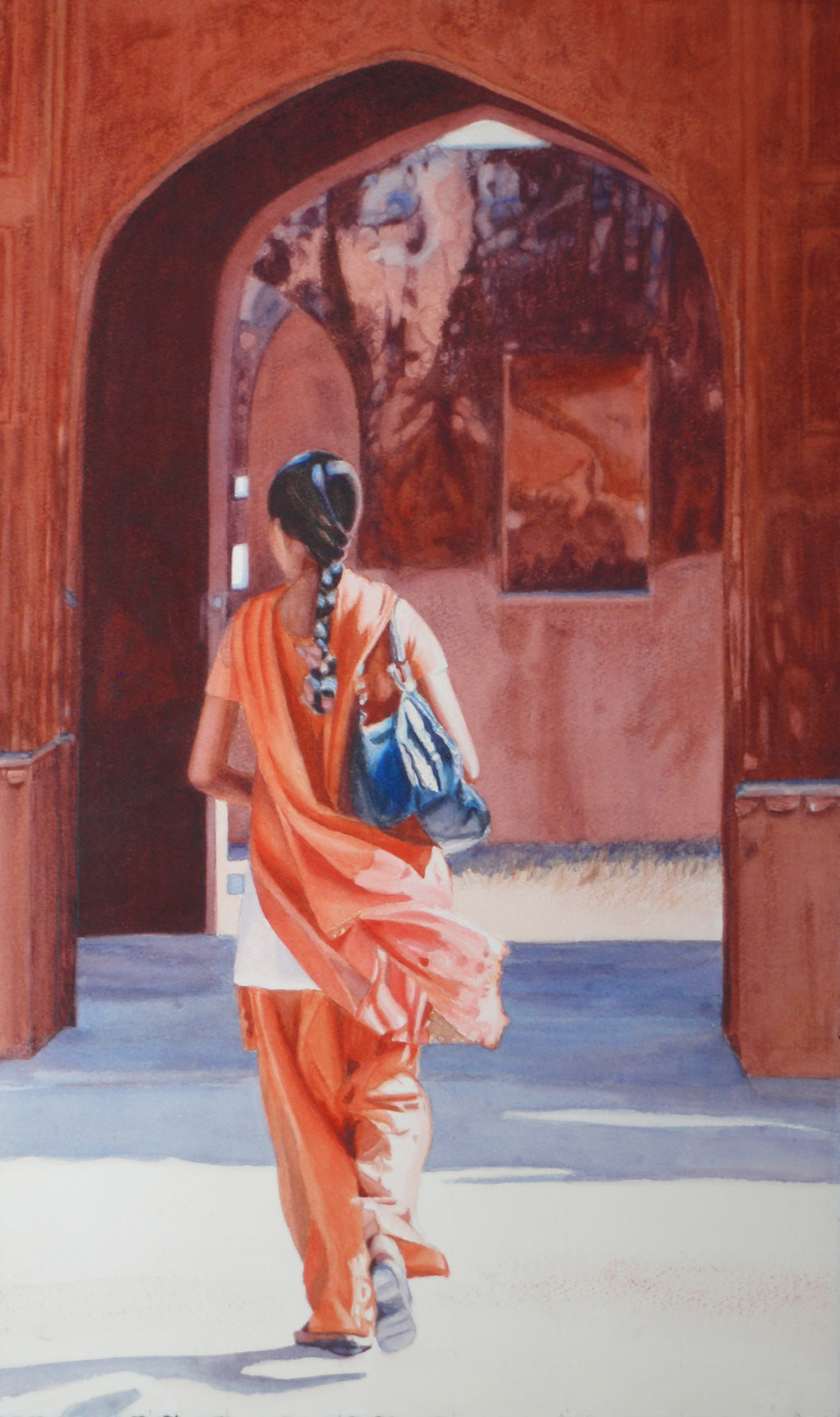 Woman at Jaigarh Fort